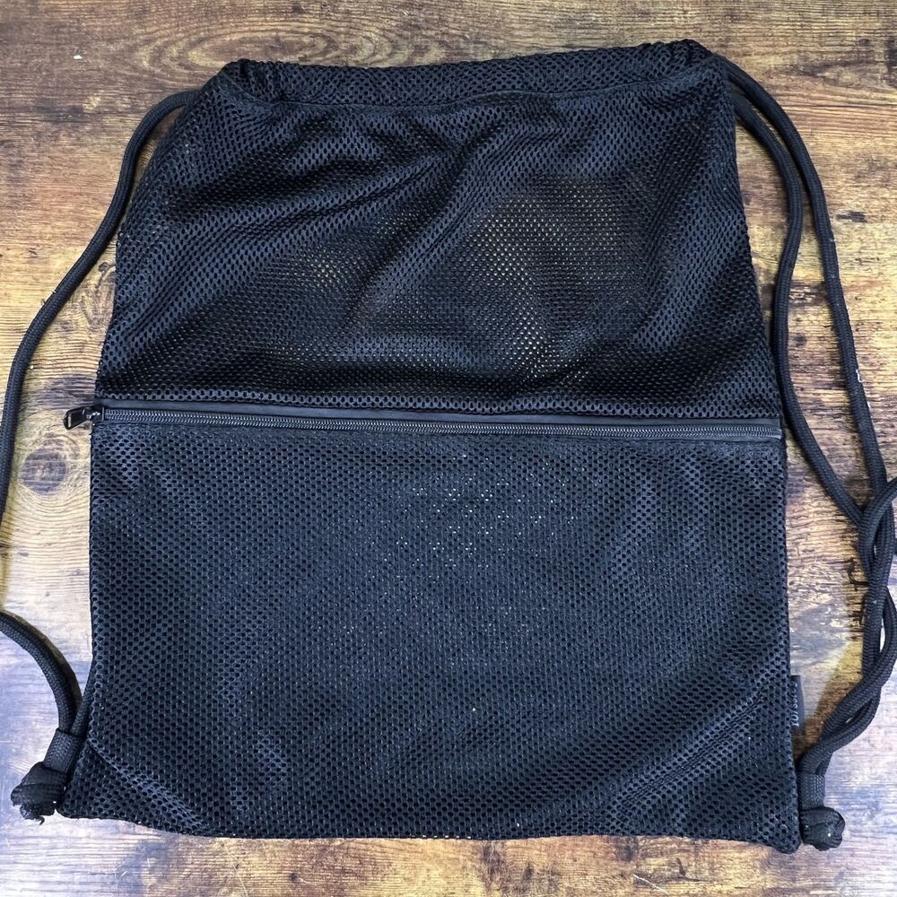 All Mesh Drawstring Backpack Bag - String Gym Bag for Men & Women, Lightweight